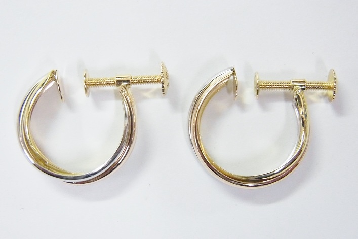 イヤリングの金具修理 ジュエリーリペア事例 ダイヤの指輪などのリフォームならジュエリー服部
